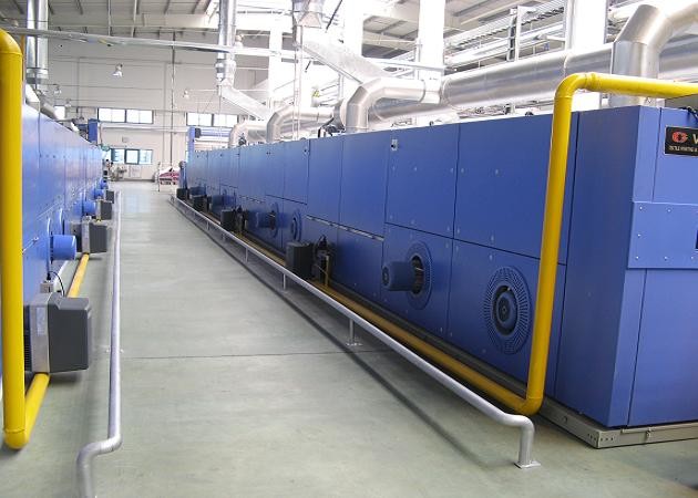 Good Insulation Textile Finishing Machine Open Width Entry / Horizontal ...